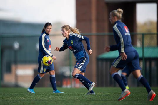 Anna Anvegård of the Swedish women’s national football