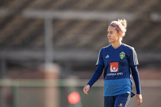 Emma Kullberg of the Swedish women’s national football