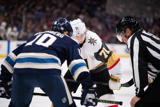 Columbus Alexander Wennberg and Vegas William Karlsson