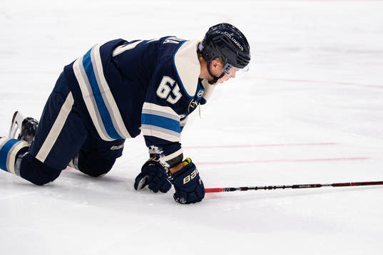Columbus Markus Nutivaara gets injured