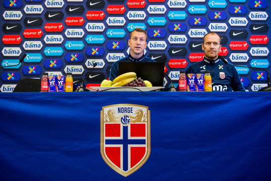 Leif Gunnar Smerud, head coach of Norway U21, and Svein