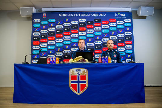 Leif Gunnar Smerud, head coach of Norway U21, and Svein