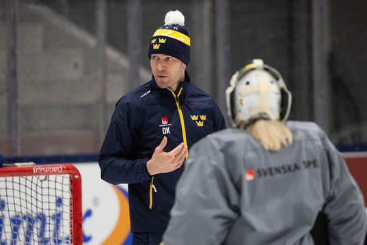 Goalie Coach Ola Kahem of Sweden