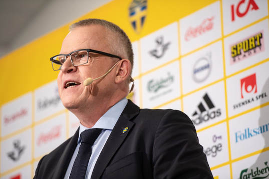 Head coach Janne Andersson of Sweden