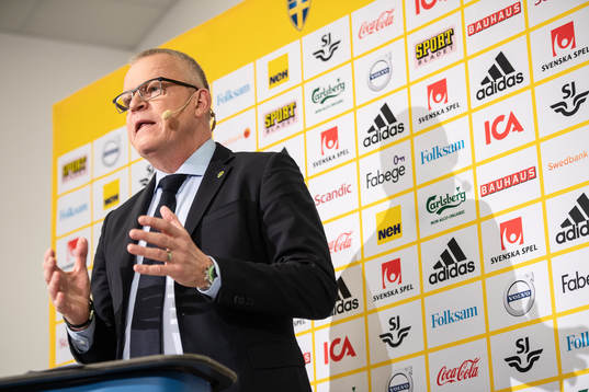 Head coach Janne Andersson of Sweden