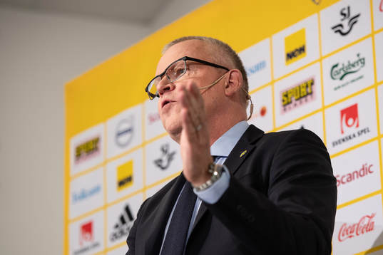 Head coach Janne Andersson of Sweden