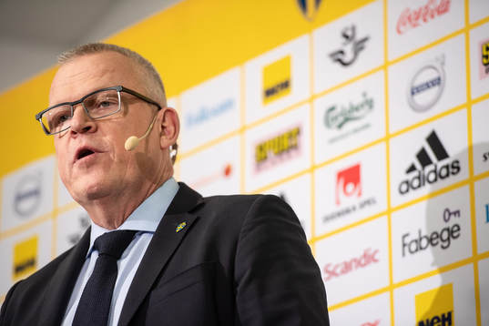 Head coach Janne Andersson of Sweden