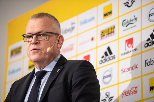 Head coach Janne Andersson of Sweden