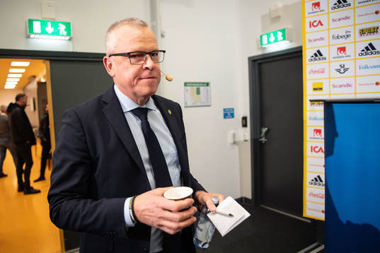 Head coach Janne Andersson of Sweden