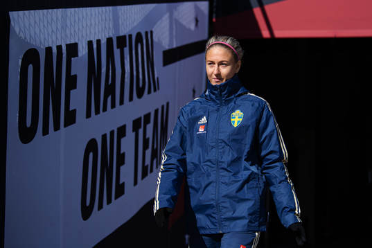 Emma Kullberg of the Swedish women’s national football