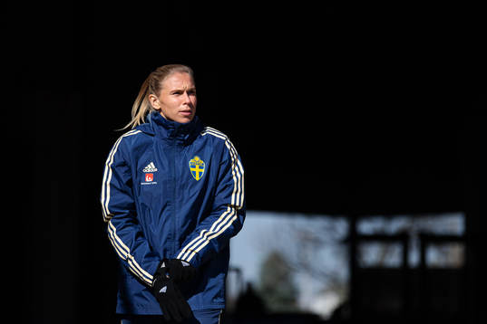 Jonna Andersson of the Swedish women’s national football