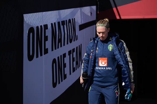 Hedvig Lindahl of the Swedish women’s national football