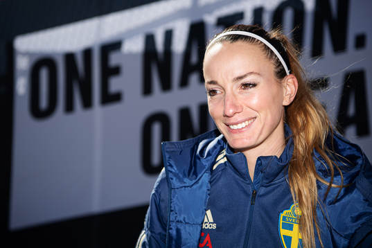 Kosovare Asllani of the Swedish women’s national football