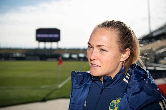 Magdalena Eriksson of the Swedish women’s national