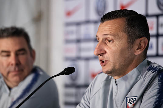 Head coach Vlatko Andonovski of the US women’s national