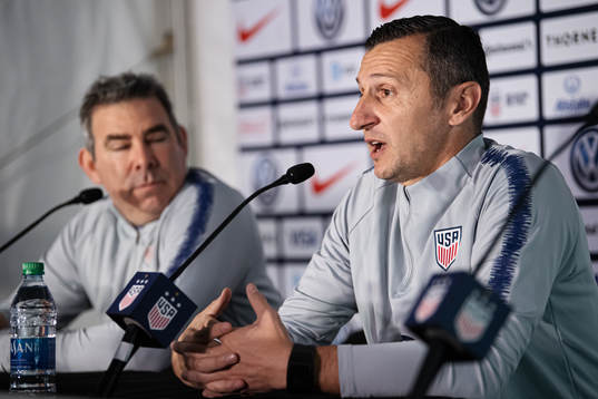 Head coach Vlatko Andonovski of the US women’s national