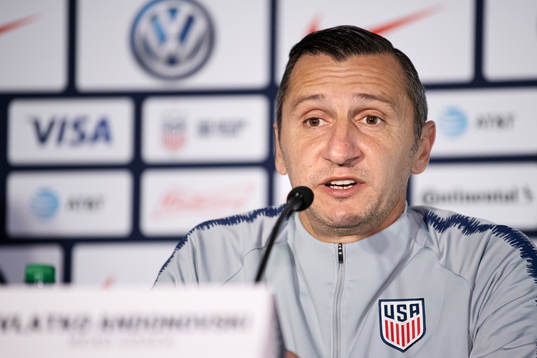 Head coach Vlatko Andonovski of the US women’s national