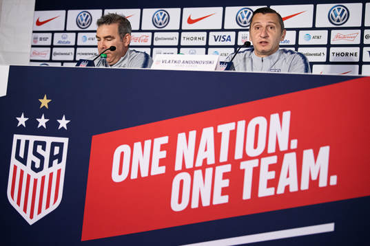 Head coach Vlatko Andonovski of the US women’s national