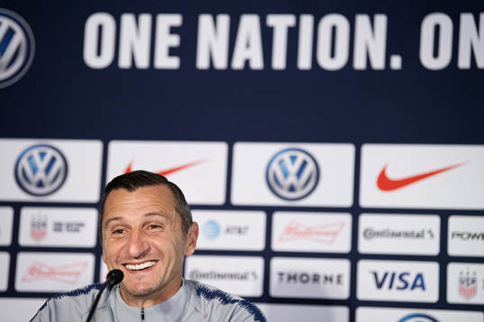 Head coach Vlatko Andonovski of the US women’s national