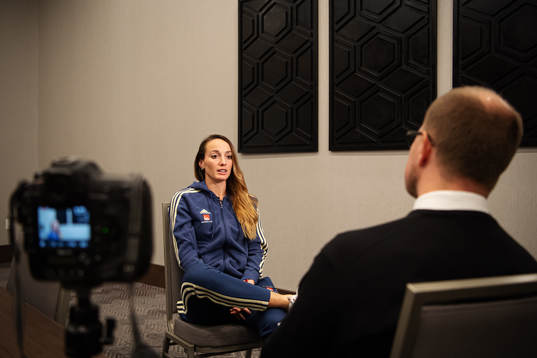 Kosovare Asllani, spelare i Sveriges damfotbollslandslag,