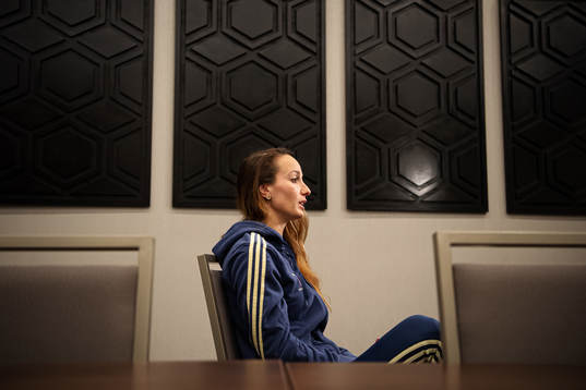 Kosovare Asllani, spelare i Sveriges damfotbollslandslag