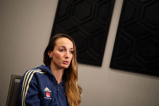 Kosovare Asllani, spelare i Sveriges damfotbollslandslag