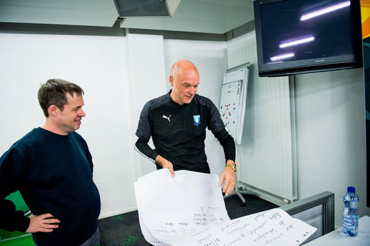 Uwe Rösler, head coach of Malmö FF