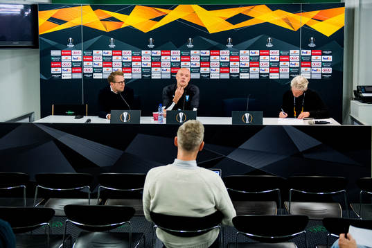 Peter Åhlander, press officer and Uwe Rösler, head coach
