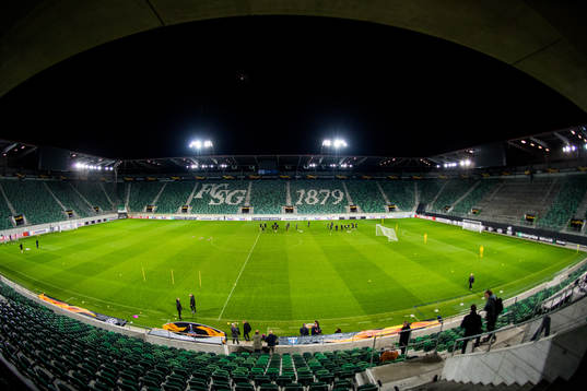 General view of Sankt Gallen Arena