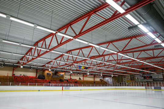 Interiör av Bahcohallen