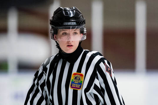 Linjedomare Julia Johansson
