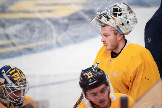 Linus Ullmark of Buffalo Sabres