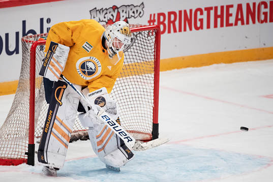 Linus Ullmark of Buffalo Sabres