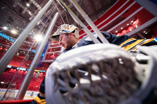 Linus Ullmark of Buffalo Sabres