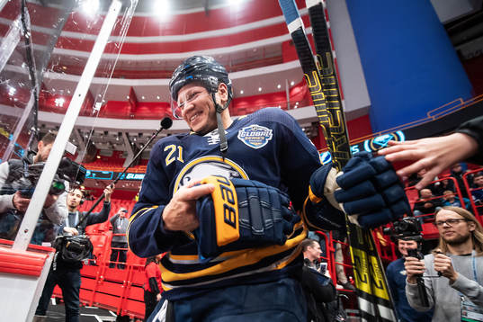 Kyle Okposo of Buffalo Sabres