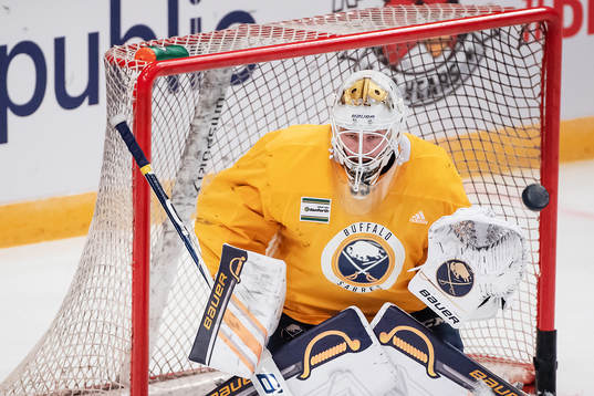 Linus Ullmark of Buffalo Sabres