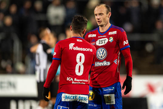 Östers Liridon Silka och Dragan Kapcevic deppar