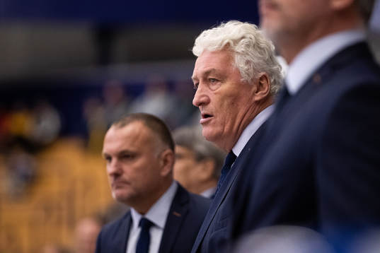 Head Coach Milos Riha of Czech Republic