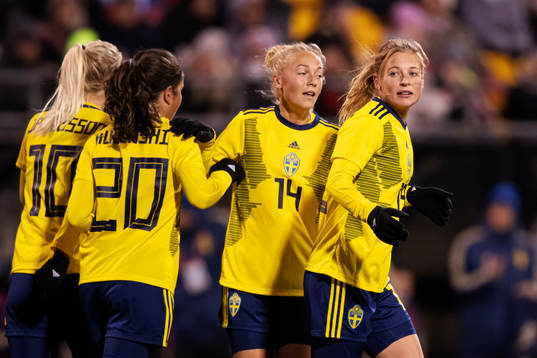 Sofia Jakobsson, Loreta Kullashi, Hanna Bennison and Anna
