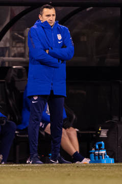 Head coach Vlatko Andonovski of USA