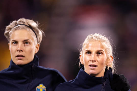 Lina Hurtig and Sofia Jakobsson of Sweden