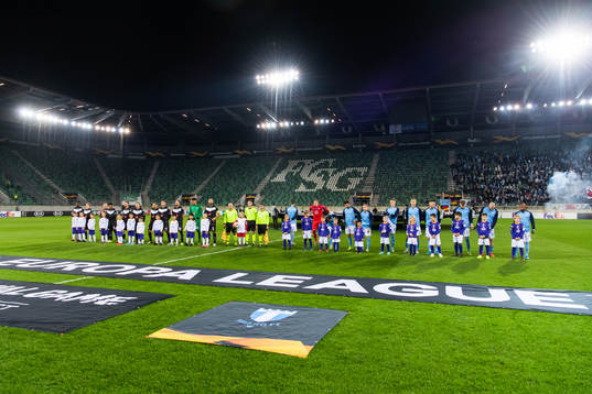 Players of Lugano and Malmö FF