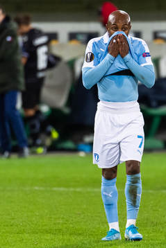 Fouad Bachirou of Malmö FF looks dejected