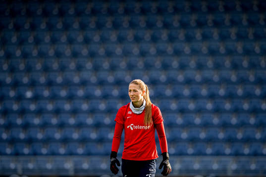 Goalkeeper Cecilie Fiskerstrand of Norway