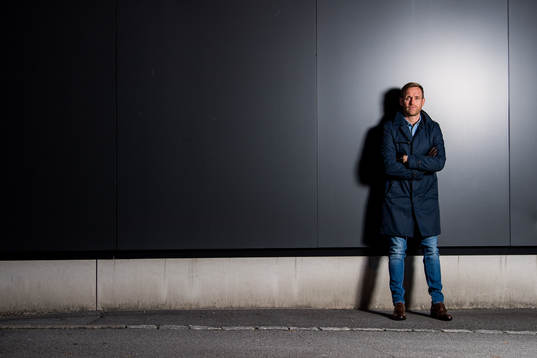 Martin Sjögren, head coach of Norway, poses for a portrait