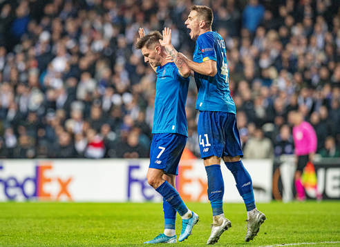 [DK=20191107: Målscorer til 1-1 for Dynamo Kiev, Benjamin