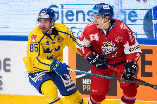 Mathias Bromé of Sweden and Jakub Galvas of Czech Republic