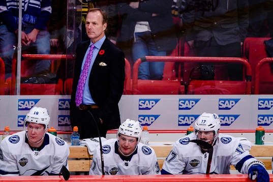 Head Coach Jon Cooper of Tampa Bay Lightning