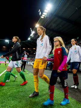 Goalkeeper Cecilie Fiskerstrand of Norway