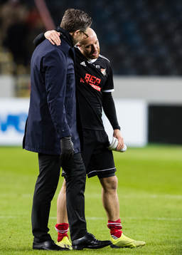 s tränare Rikard Norling och Enskedes Kenny Pavey
